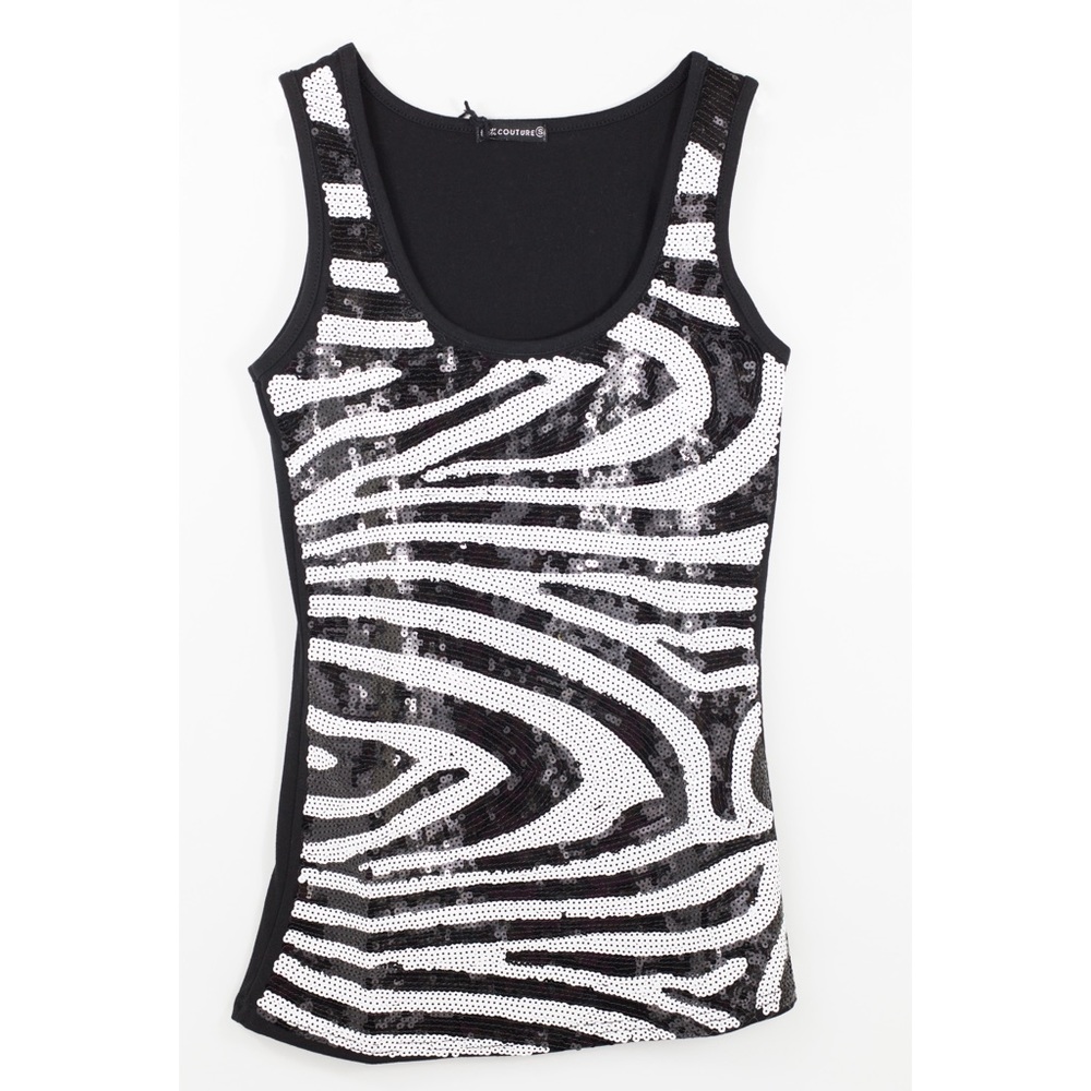 Sequin Tank Top size S